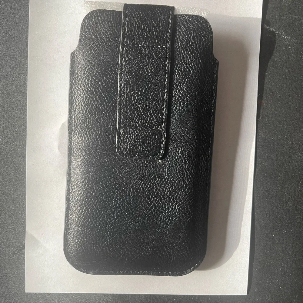 New Leather Phone Pouch For Belt Fits Phones 6.69 Inches or Smaller